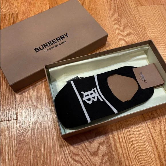 Burberry Black and White Woman’s Casual Socks - Picture 1 of 3